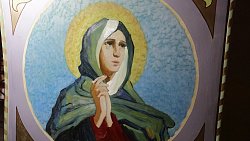 В челябинском храме Александра Невского восстановили образ Христа