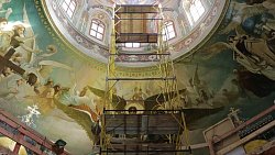 В челябинском храме Александра Невского восстановили образ Христа