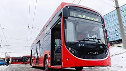 В Челябинске запустили новые троллейбусы на маршрут № 12