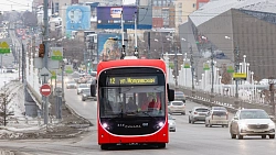 В Челябинске запустили новые троллейбусы на маршрут № 12