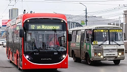 В Челябинске запустили новые троллейбусы на маршрут № 12