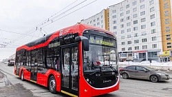 В Челябинске запустили новые троллейбусы на маршрут № 12