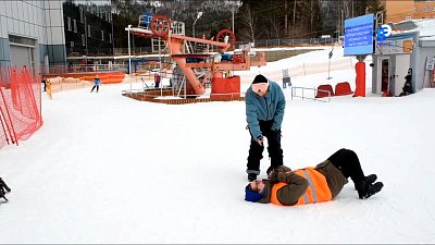 Как избежать падения в гололед?