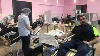 В Челябинской области полицейские сдали кровь для пациентов больниц