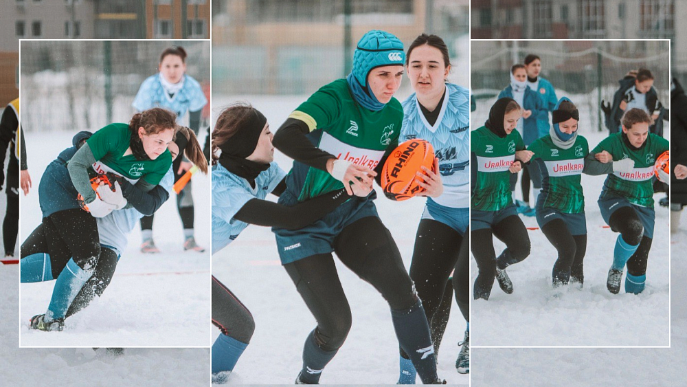 Челябинская команда заняла пятое место на всероссийском турнире по регби на снегу