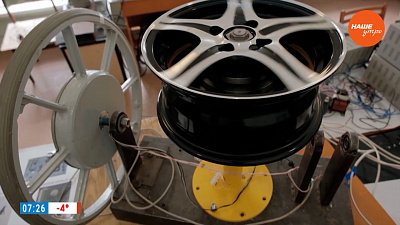 Изобретение южноуральских ученых в сюжете «Мотор-колесо»