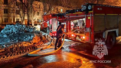 В Челябинске на пожаре в общежитии погиб мужчина