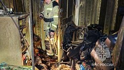 В Челябинске на пожаре в общежитии погиб мужчина