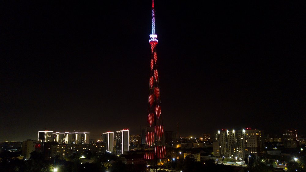 Челябинскую телебашню в Женский день украсят цветы и сердечки