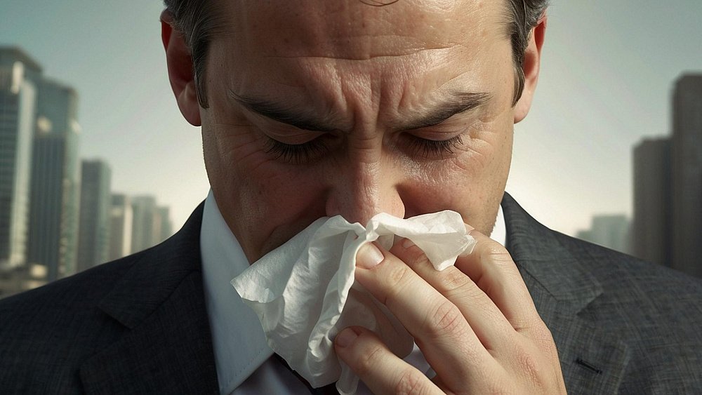 Сдерживание чихания способно привести к инсульту