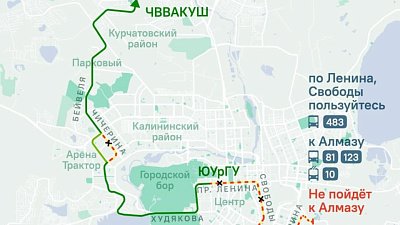 В Челябинске автобус № 3 перестанет ходить в Ленинский район с лета
