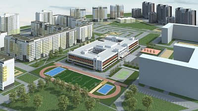 Еще одну школу на 1100 учеников построят в челябинском микрорайоне Парковом