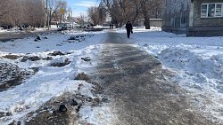 Подрядчиков оштрафовали на 1,5 млн рублей за наледь на тротуарах в Челябинске