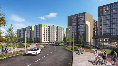 Под Челябинском началось строительство первых трех домов ЖК «Шишкин»