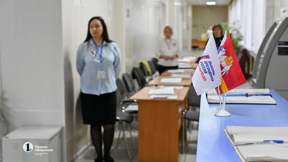 В Челябинской области в первый день голосования на выборах президента явка составила 34,3%