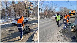 В Челябинске подрядчики приступили к ямочному ремонту дорог