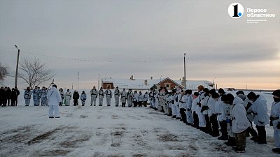 У воинов прошли зимние сборы