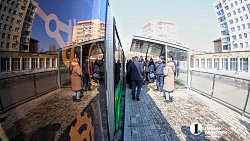 Челябинцам показали первый трехсекционный трамвай на российских комплектующих