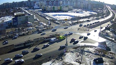 В Челябинске на перекрестке столкнулись два трамвая