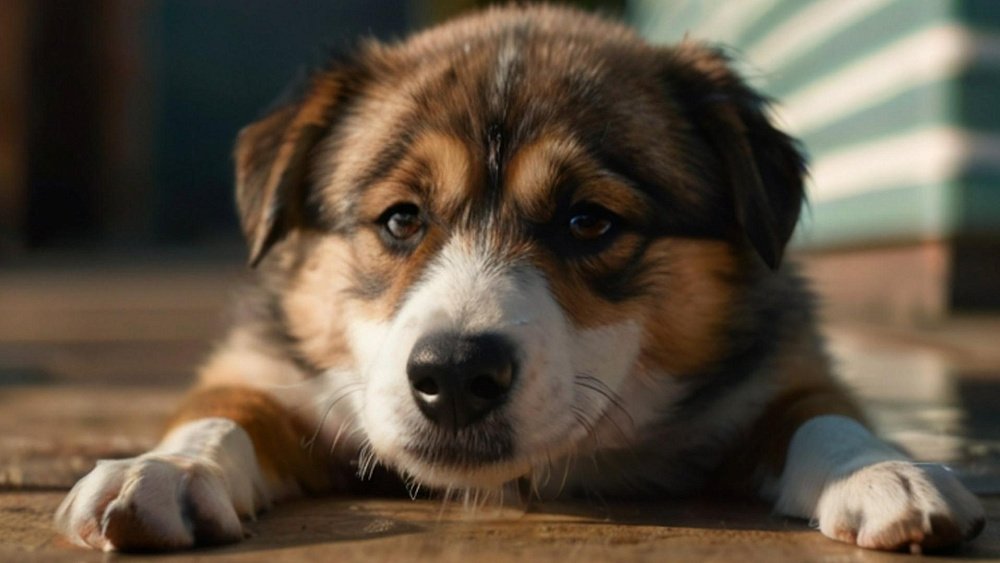 В апреле обязательно нужно обработать собаку от клещей