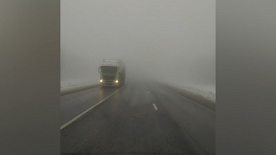 В Челябинской области водители жалуются на плохую видимость на трассе М-5