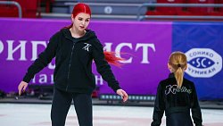 Александра Трусова и Этери Тутберидзе дали мастер‑класс юным челябинским фигуристам