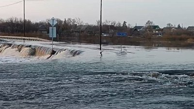 В Варненском районе из берегов вышла река Нижний Тогузак