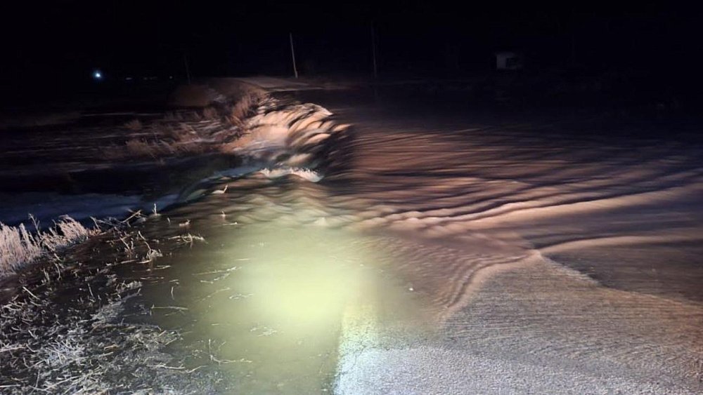 В Варненском районе на сутки ограничили автомобильное движение из‑за большой воды