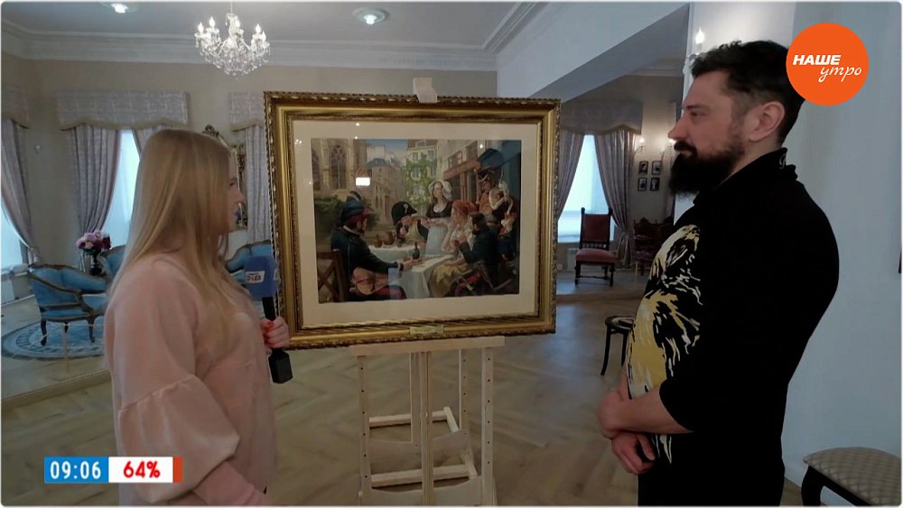 Выставка «Недаром помнит вся Россия!» в «Прямом включении»