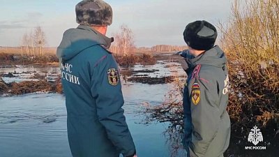 Вода после прорыва рыбной запруды в Челябинской области ушла в водохранилище