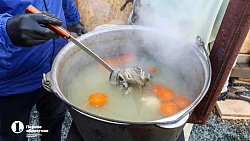 На ферме в Челябинской области вырос 15‑килограммовый осетр Петр