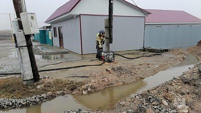 Уровень воды в Варненском районе за сутки упал на полметра