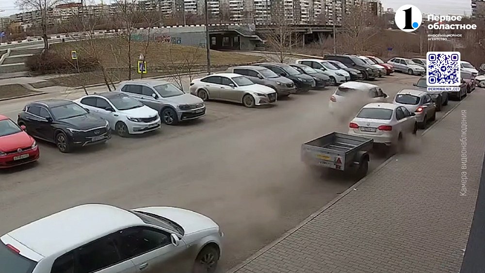 В Челябинске девушка протаранила несколько автомобилей