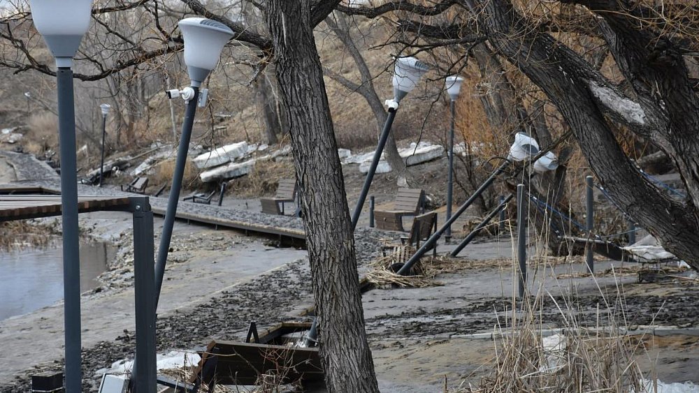 В Троицке оценили разрушения, причиненные «большой водой»