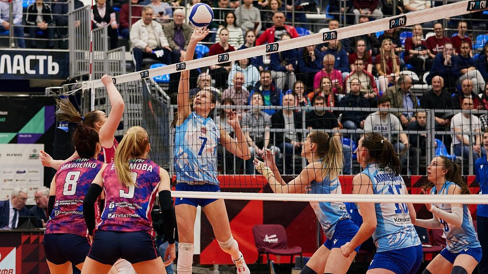 Волейбольный клуб «Динамо-Метар» выиграл серию матчей у «Тулицы» в Суперлиге