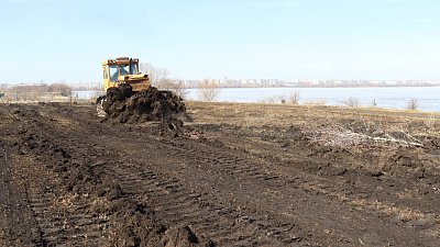 В челябинском Чурилово началось благоустройство набережной Первого озера