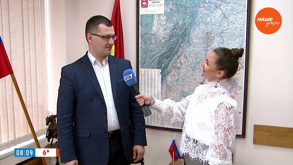 Поздравление от Министра образования Виталия Литке в рубрике «Ведущая на выезде»