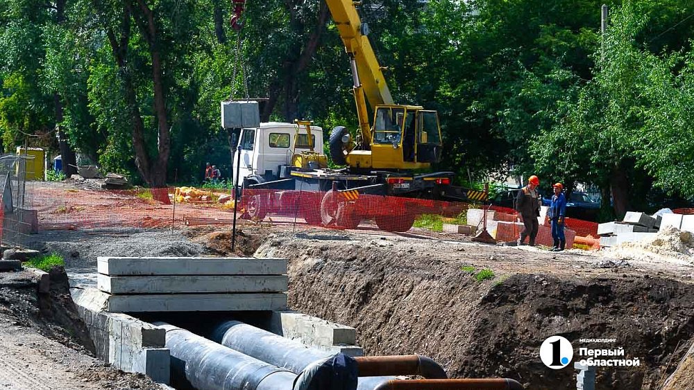 В центре Челябинска реконструируют теплотрассу