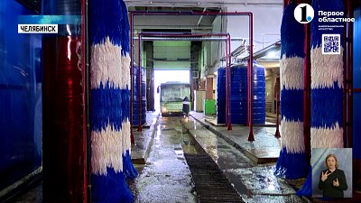 Зеленые автобусы ― самые чистые в Челябинске