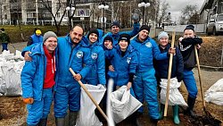 Добровольцы из Челябинской области помогут жителям Курганской области во время паводка