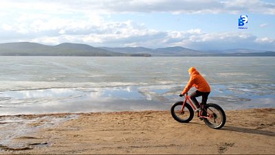 Миасский велосипедист провалился под лед