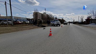 Несовершеннолетний мотоциклист пострадал в ДТП