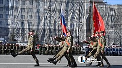 В Челябинске состоялась первая репетиция парада Победы