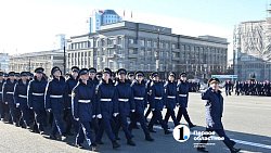 В Челябинске состоялась первая репетиция парада Победы