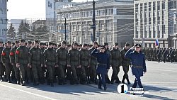 В Челябинске состоялась первая репетиция парада Победы