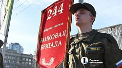 В Челябинске состоялась первая репетиция парада Победы