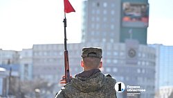 В Челябинске состоялась первая репетиция парада Победы