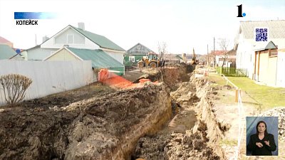 В Копейске произошел обвал коллектора