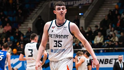 Баскетболист «Металлурга» Григорий Скрынник признан лучшим игроком Высшей лиги