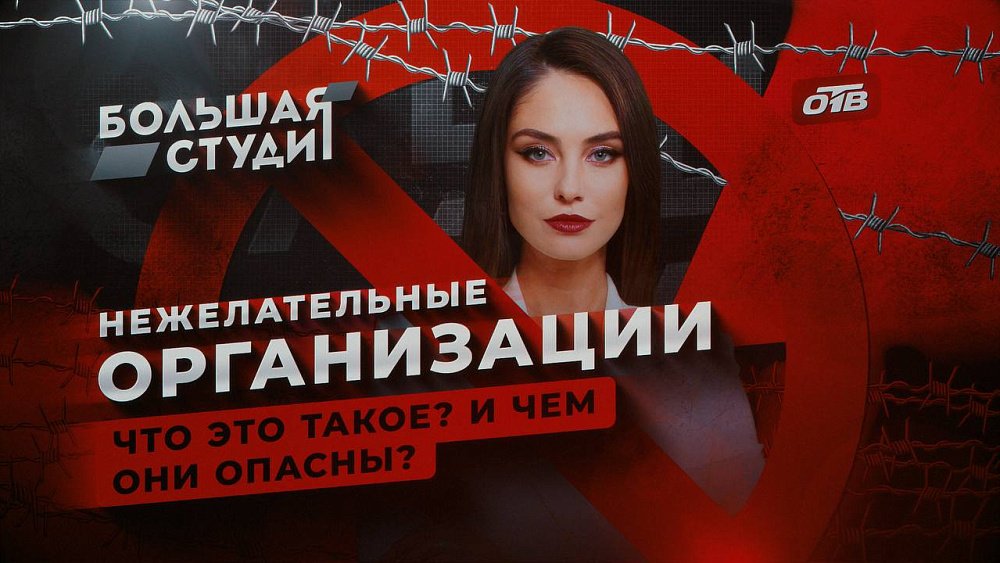 В программе «Большая студия» обсудили вред деятельности нежелательных организаций
